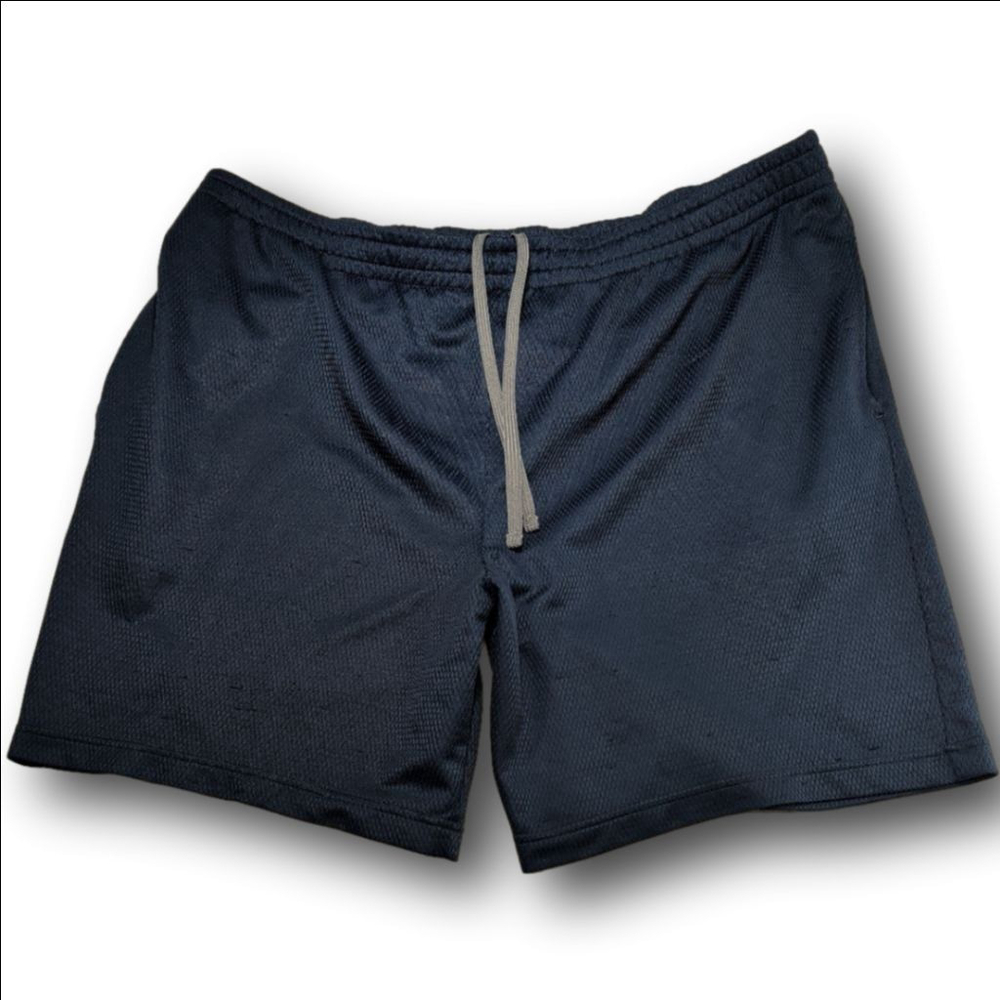 Men's Athletic Works Navy Blue Mesh Athletic Shorts XXL